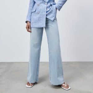 (NWT) Zara | Wide Leg Super High Rise Jeans